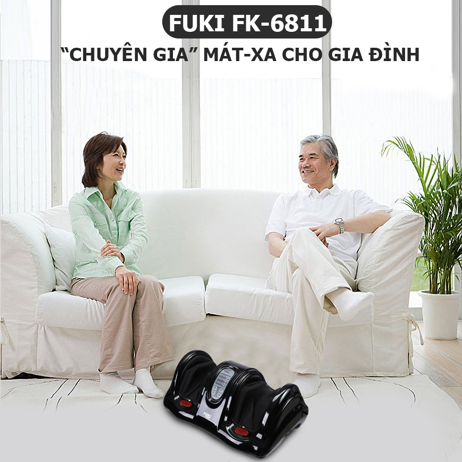 Máy massage chân hồng ngoại Fuki Nhật Bản FK-6811(màu đen) 