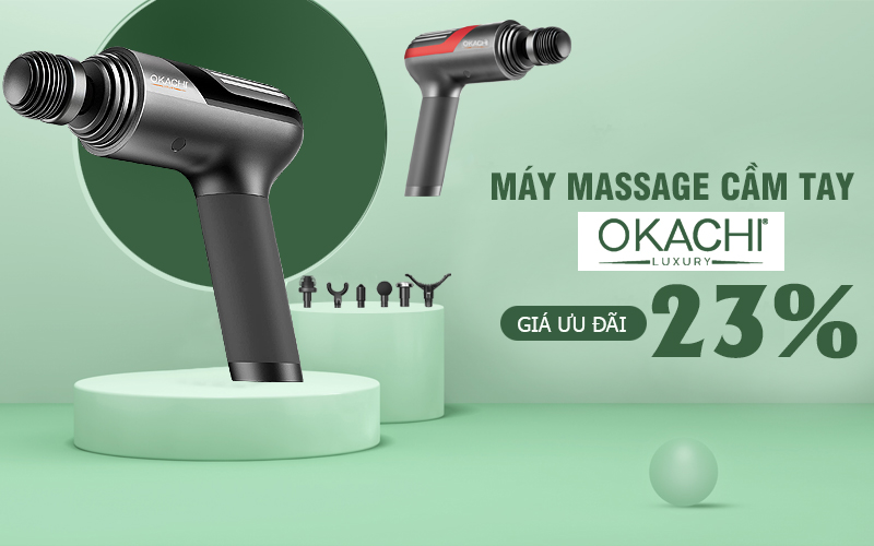 máy massage cầm tay okachi giá rẻ