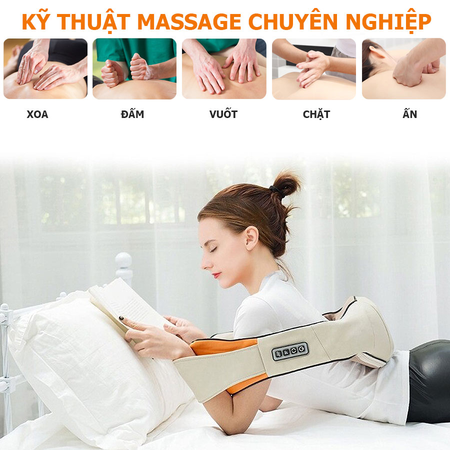 Máy massage vai lưng cổ Shiatsu FUKI FK-N89