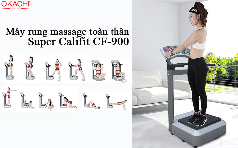 Máy rung massage toàn thân Super Califit CF-900