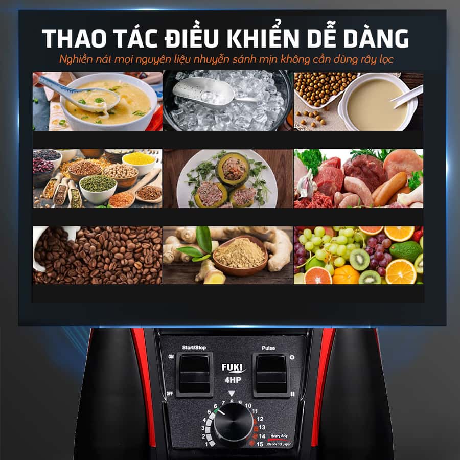 Máy xay sinh tố công nghiệp Fuki 2500W (FK-2500)