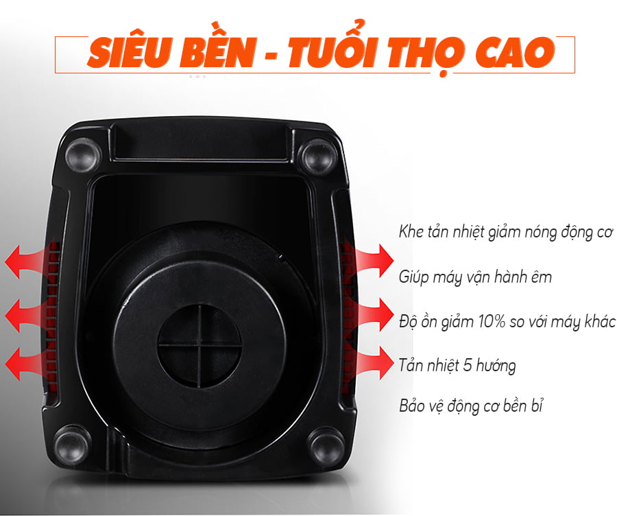 Máy xay sinh tố công nghiệp Fuki 2500W (FK-2500)