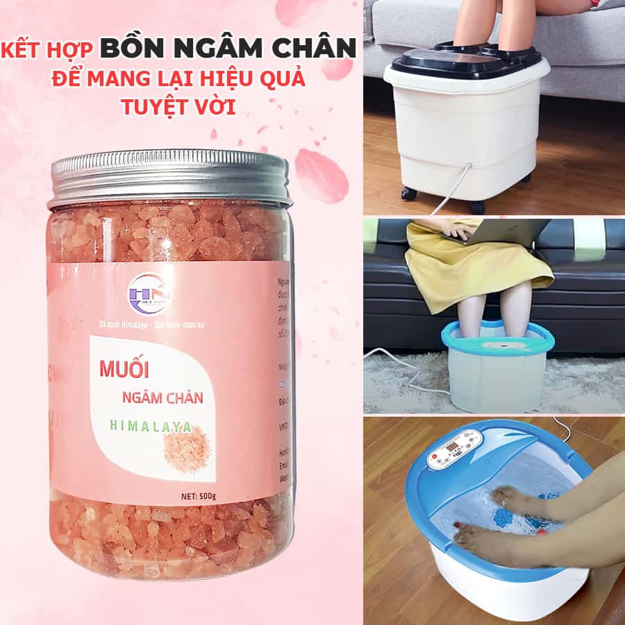 Muối ngâm chân Himalaya