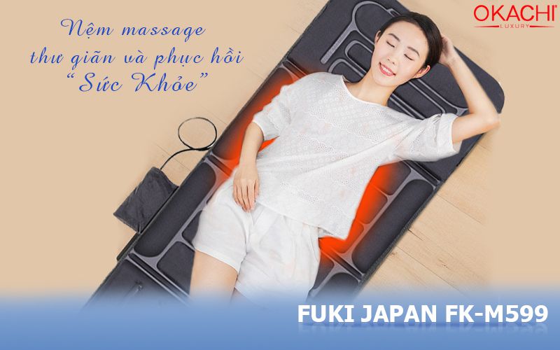 Nệm massage giúp thư giãn và phục hồi sức khoẻ