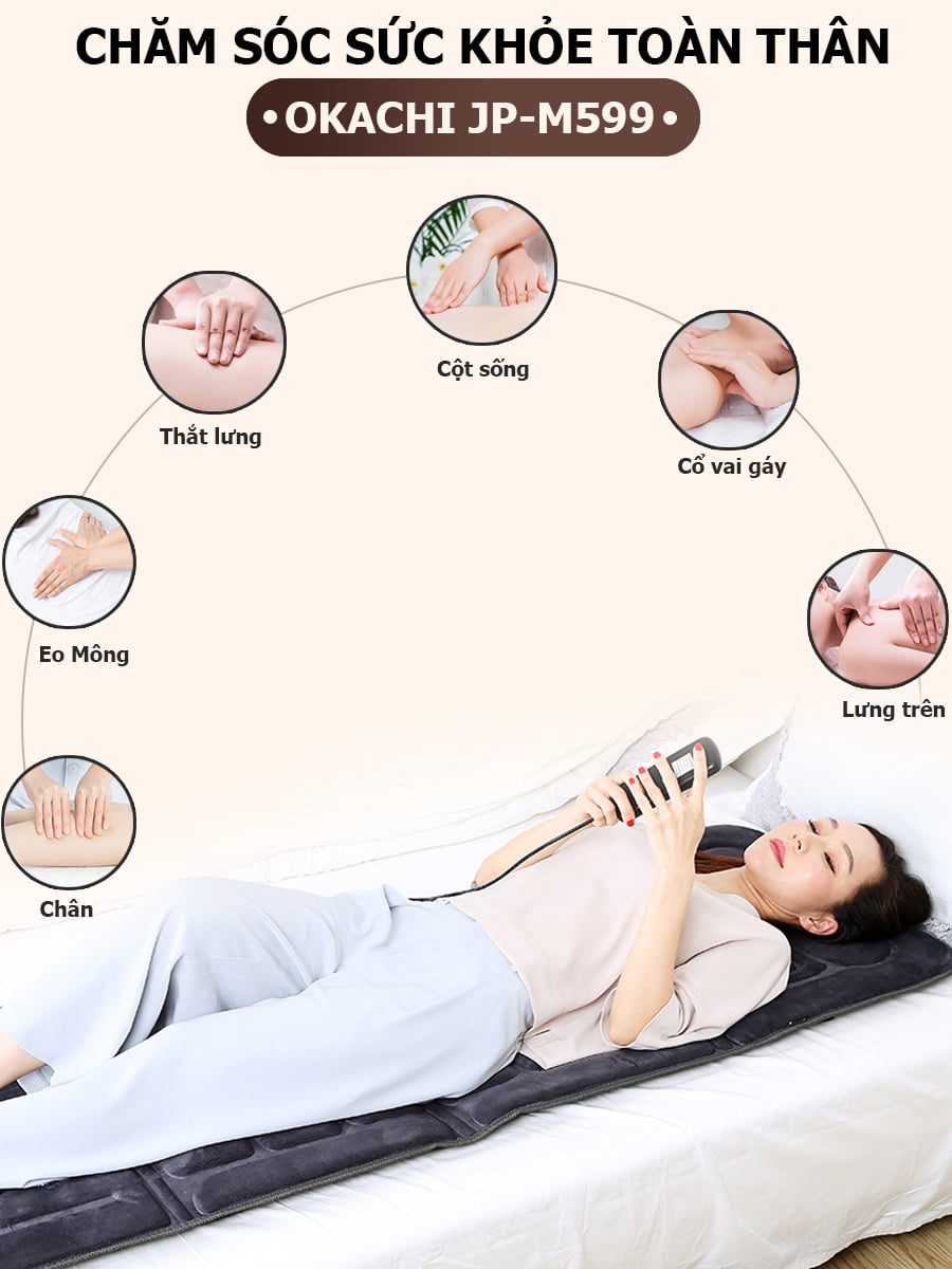 nệm massage chăm sóc sức khỏe toàn thân