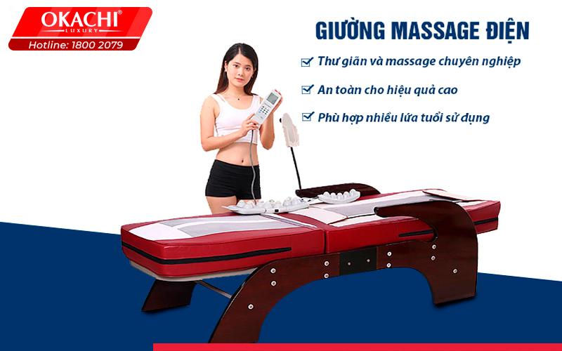 Những lợi ích của giường massage đối với sức khỏe