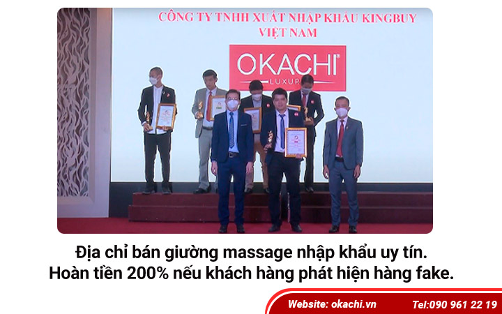 Okachi Luxury - Địa chỉ bán giường mát xa toàn thân chất lượng Nhật Bản uy tín