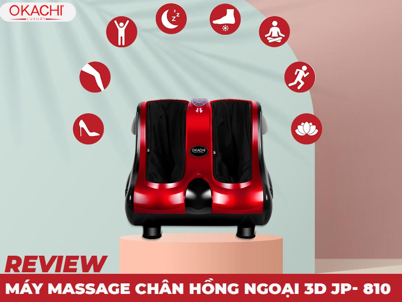 Review máy massage chân hồng ngoại 3D JP- 810