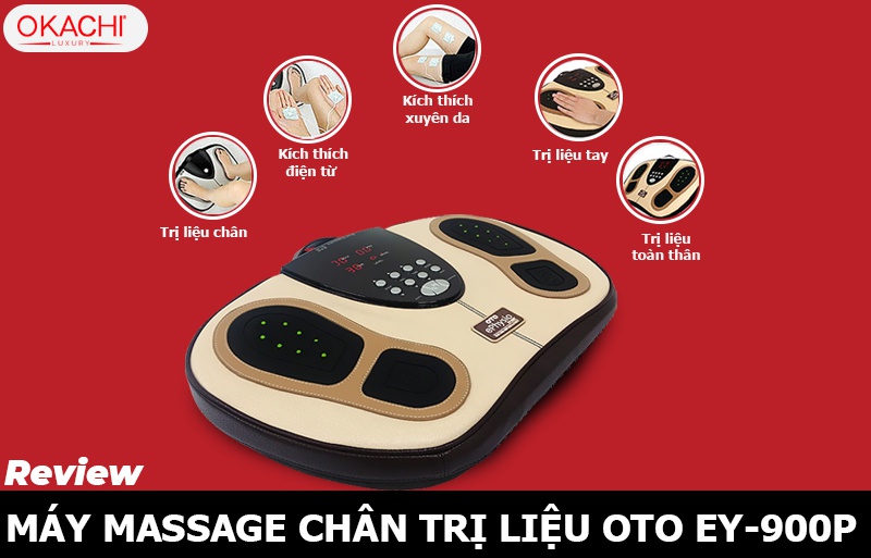 Review máy massage chân trị liệu OTO EY-900P