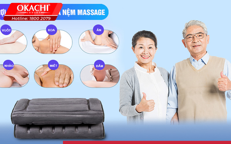 Tại sao nên lựa chọn mua nệm massage ở Okachi tại Bến Tre?