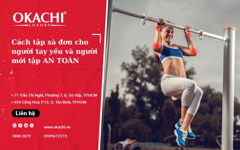 Các tập xà đơn cho người tay yếu 