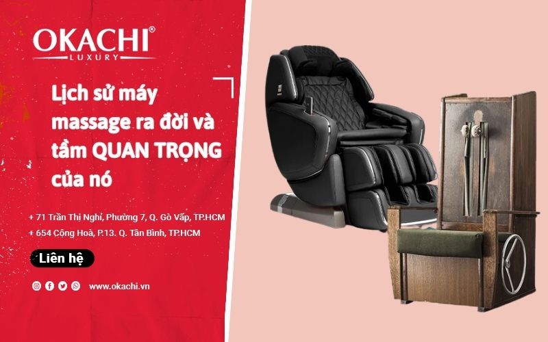 Lịch sử máy massage ra đời và tầm QUAN TRỌNG của nó