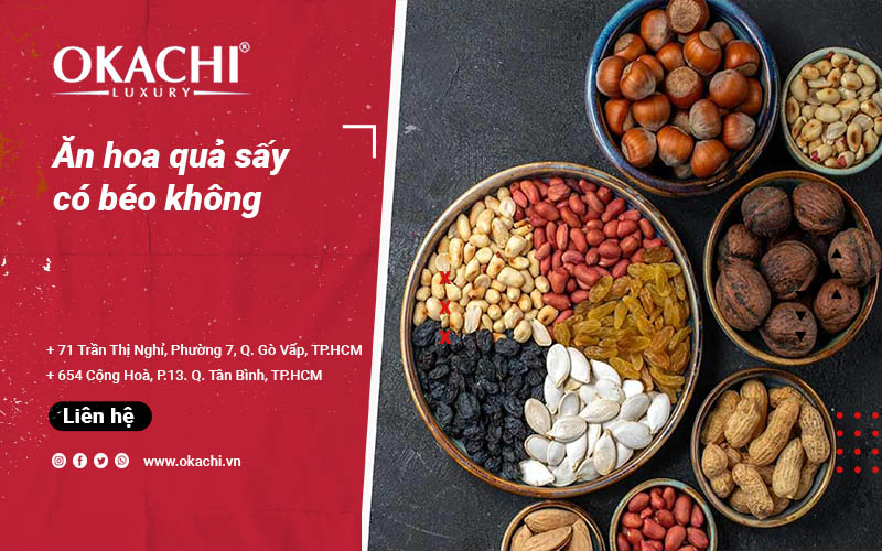 Ăn hoa quả sấy có béo không và các loại hoa quả sấy GIẢM CÂN