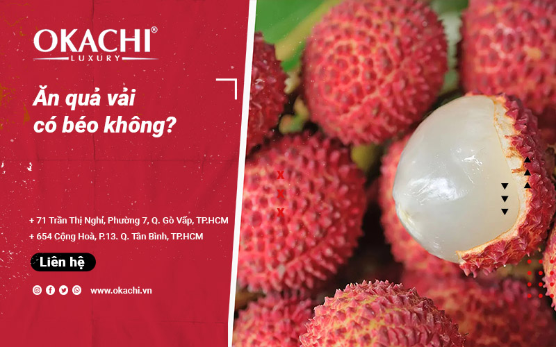 Ăn quả vải có béo không và các cách ăn vải GIẢM BÉO cấp tốc