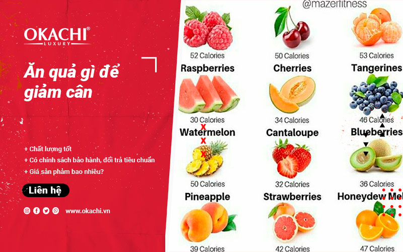 Ăn quả gì giảm cân đẹp da tôn dáng tan mỡ bụng nhanh chóng
