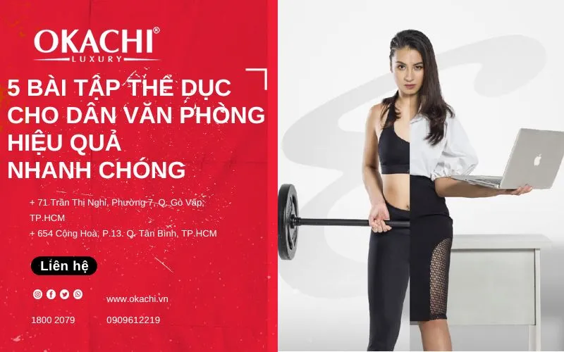 5+ bài tập thể dục cho dân văn phòng giúp giảm ĐAU NHỨC