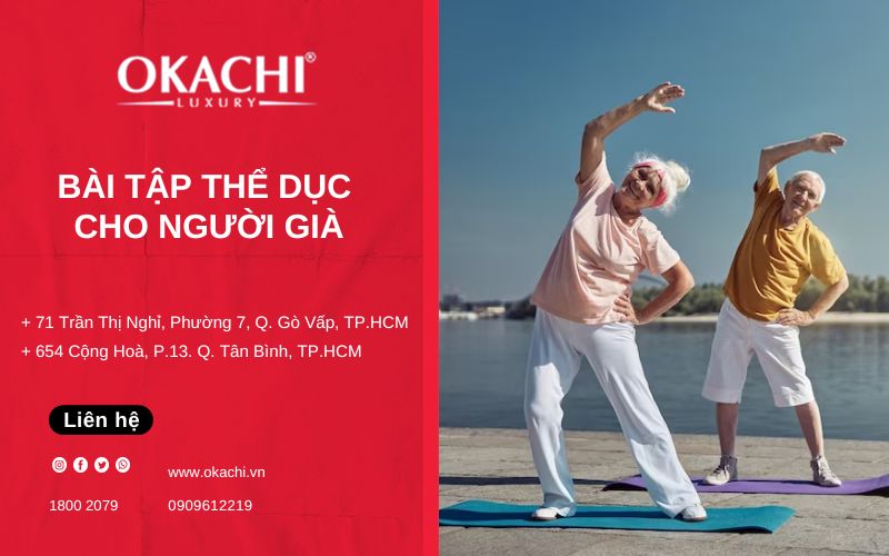 7+ Bài tập thể dục dành cho người già, người cao tuổi tại nhà