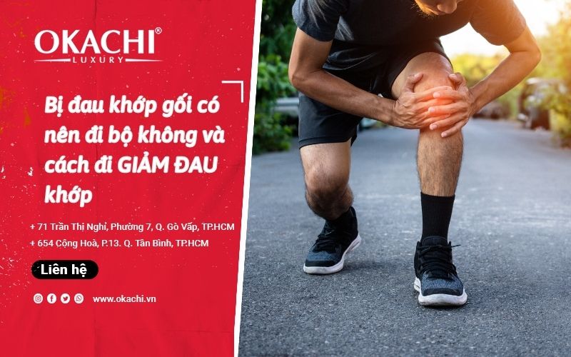 Bị đau khớp gối có nên đi bộ không và cách đi GIẢM ĐAU khớp