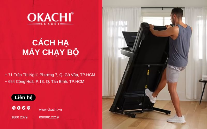 Cách hạ máy chạy bộ cho người mới tập