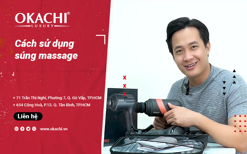 Cách sử dụng súng massage an toàn đánh bay mọi cơn ĐAU NHỨC