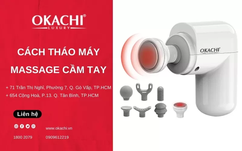Hướng dẫn cách tháo máy massage cầm tay nhanh ĐƠN GIẢN 