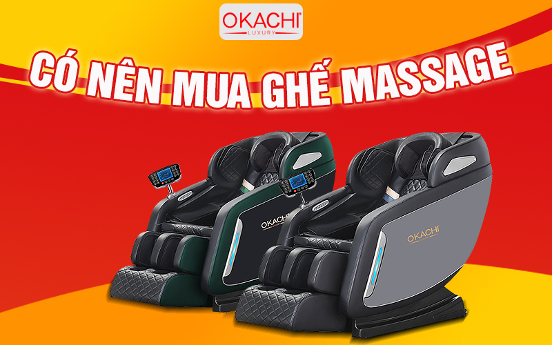 Có nên mua ghế massage giá rẻ không? Lợi hay hại cho người dùng?