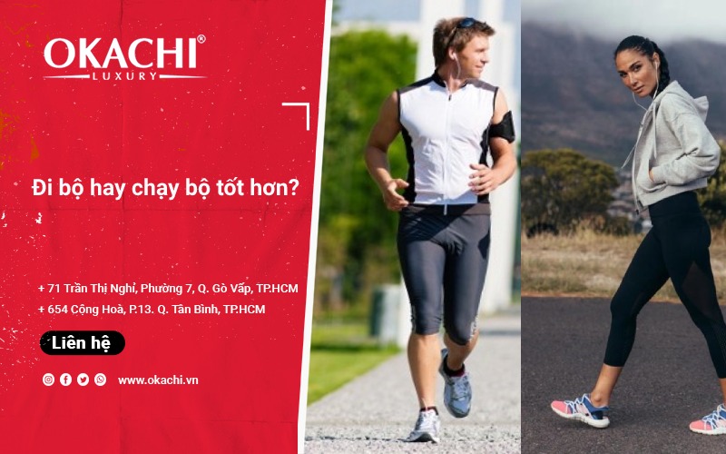 Đi bộ hay chạy bộ TỐT HƠN đối với sức khỏe người luyện tập