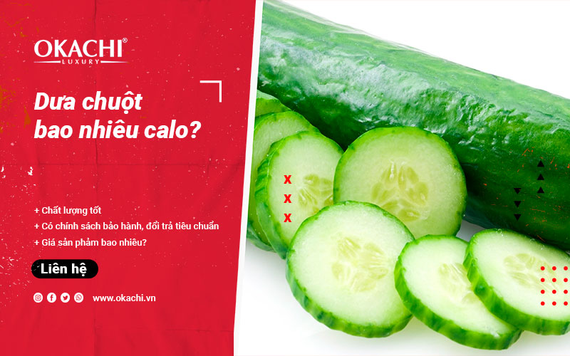 Dưa chuột bao nhiêu calo BẬT MÍ giảm mỡ cấp tốc