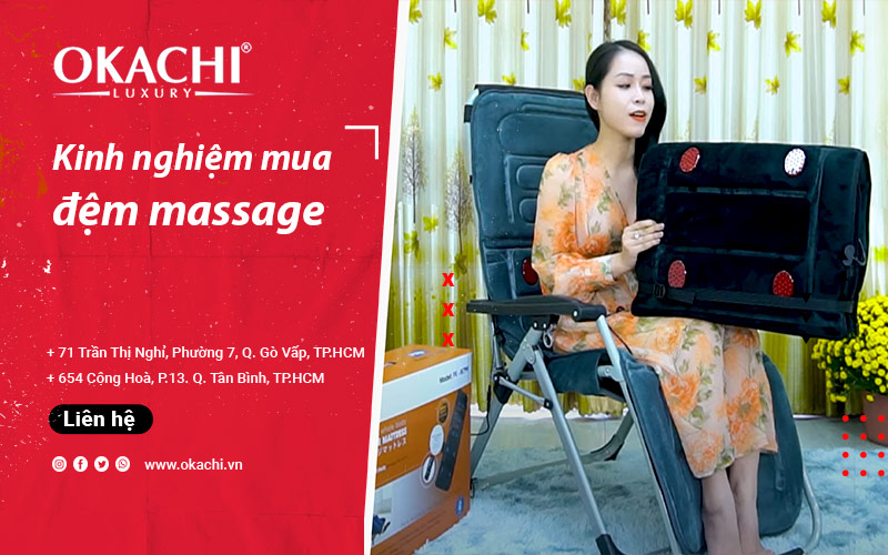 Kinh nghiệm mua đệm massage TỐT phù hợp nhu cầu sử dụng
