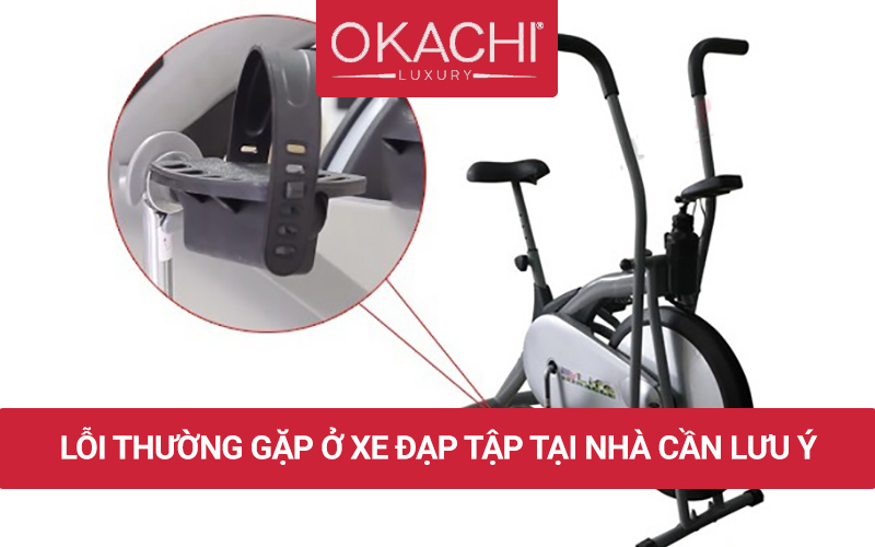 Lỗi thường gặp ở xe đạp tập DỄ GẶP và cách khắc phục nhanh