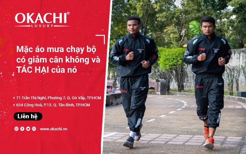 Mặc áo mưa chạy bộ có giảm cân không và TÁC HẠI của nó