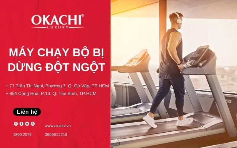 Nguyên nhân máy chạy bộ bị dừng đột ngột và cách sửa 