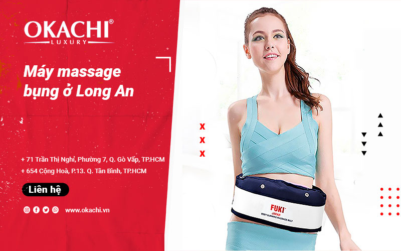 Máy massage bụng ở Long An GIẢM BÉO cho gia đình