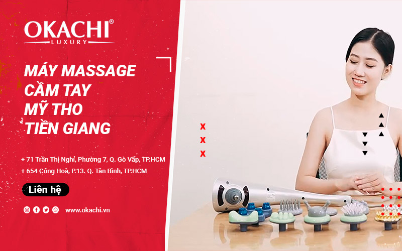 Máy massage cầm tay ở Mỹ Tho Tiền Giang CHÍNH HÃNG uy tín