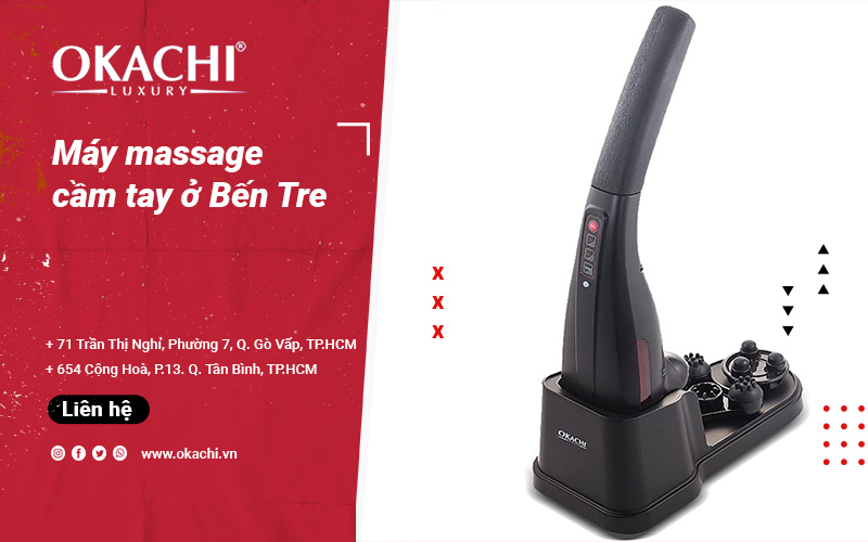Máy massage cầm tay ở Bến Tre tiện lợi công nghệ HIỆN ĐẠI