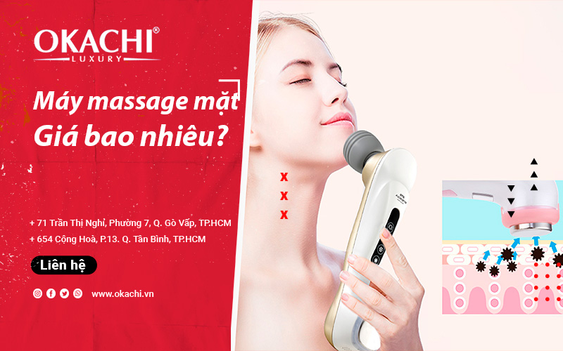 Máy massage mặt giá bao nhiêu là TỐT chăm sóc da SĂN CHẮC