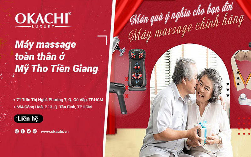 Máy massage toàn thân ở Mỹ Tho Tiền Giang tiện lợi GIÁ TỐT