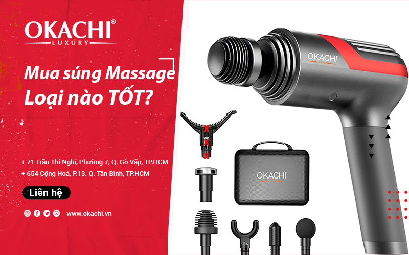 Mua súng massage loại nào tốt cho massage thư giãn cơ 