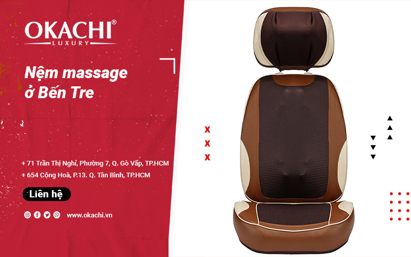 Nệm massage ở Bến Tre TOÀN THÂN cao cấp hỗ trợ trị liệu tốt