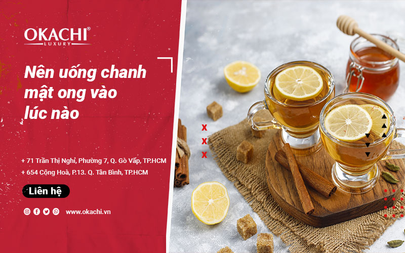 Nên uống chanh mật ong vào lúc nào là TỐT cho sức khỏe