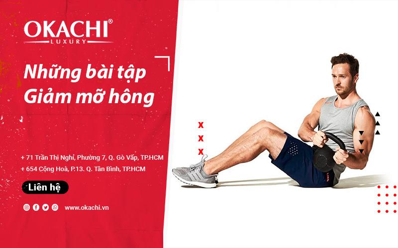 Những bài tập giảm mỡ hông HIỆU QUẢ dành cho chị em