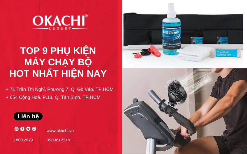 Top 9 phụ kiện máy chạy bộ HOT nhất hiện nay