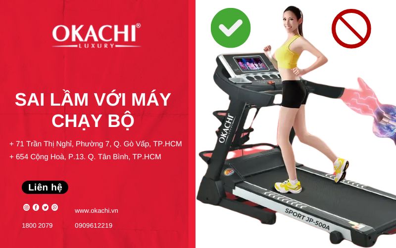 Sai lầm với máy chạy bộ khi TẬP LUYỆN cần tránh