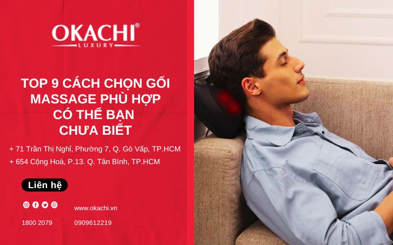 Tổng hợp kinh nghiệm về cách chọn gối massage bạn NÊN BIẾT