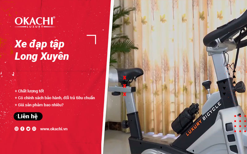 Địa điểm mua xe đạp tập tại Long Xuyên CAO CẤP  