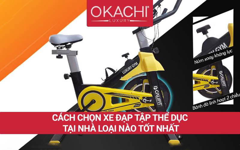 Mua xe đạp tập thể dục tại nhà loại NÀO TỐT giá tốt