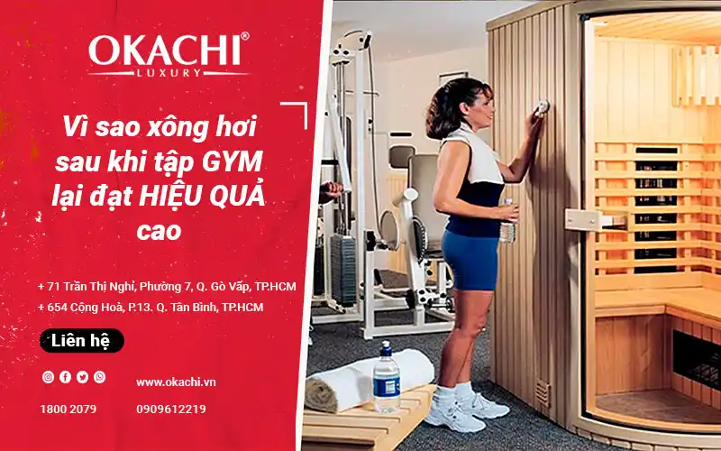 Có nên xông hơi sau khi tập GYM sau bao lâu là CHUẨN NHẤT