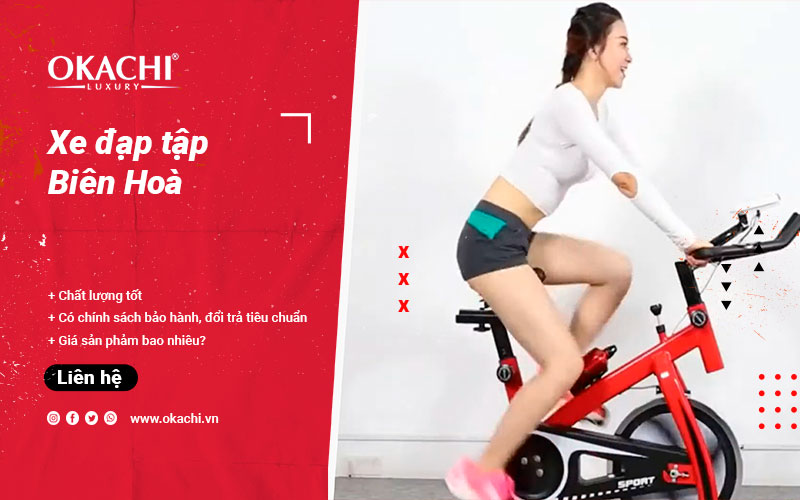 Cửa hàng xe đạp tập thể dục Biên Hòa nhập khẩu CHÍNH HÃNG