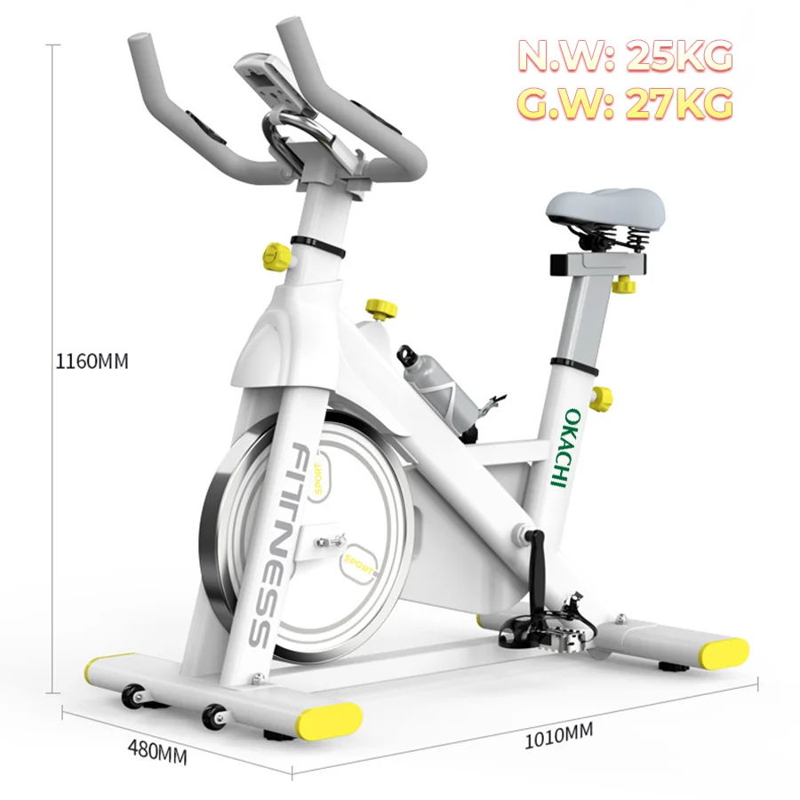 Xe đạp tập thể dục tại nhà OKACHI JP-390A ( màu trắng)