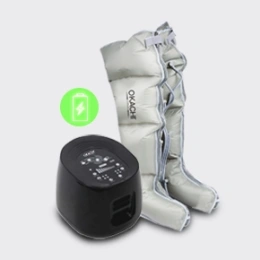 Máy nén ép TRỊ LIỆU suy giãn tĩnh mạch Okachi luxury JP-3000 Plus pin sạc